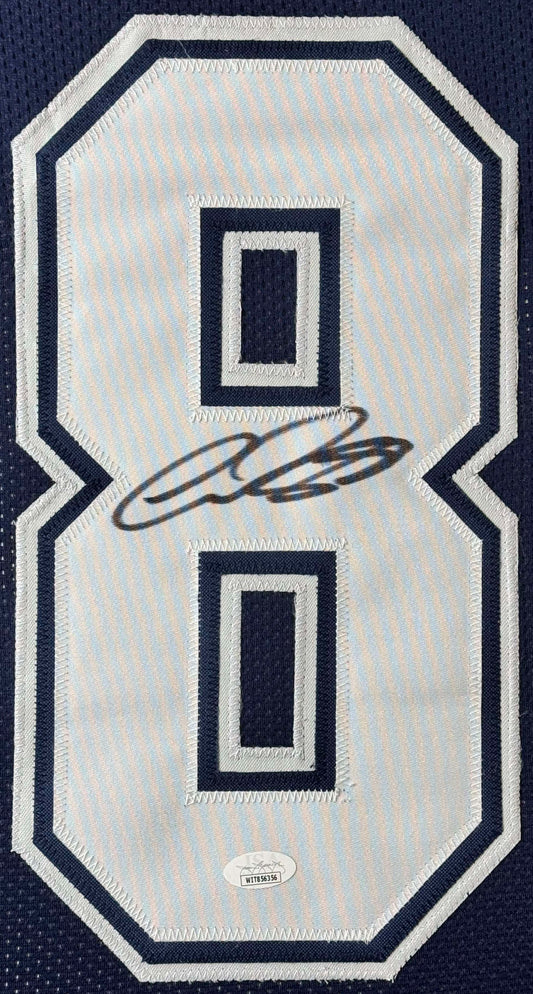 CeeDee Lamb Signed Dallas Cowboys Jersey Framed JSA COA - Close up of Number