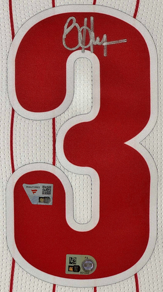 Bryce Harper Signed Philadelphia Phillies Nike Jersey Framed Fanatics & MLB LOA & COA - Close up of Number