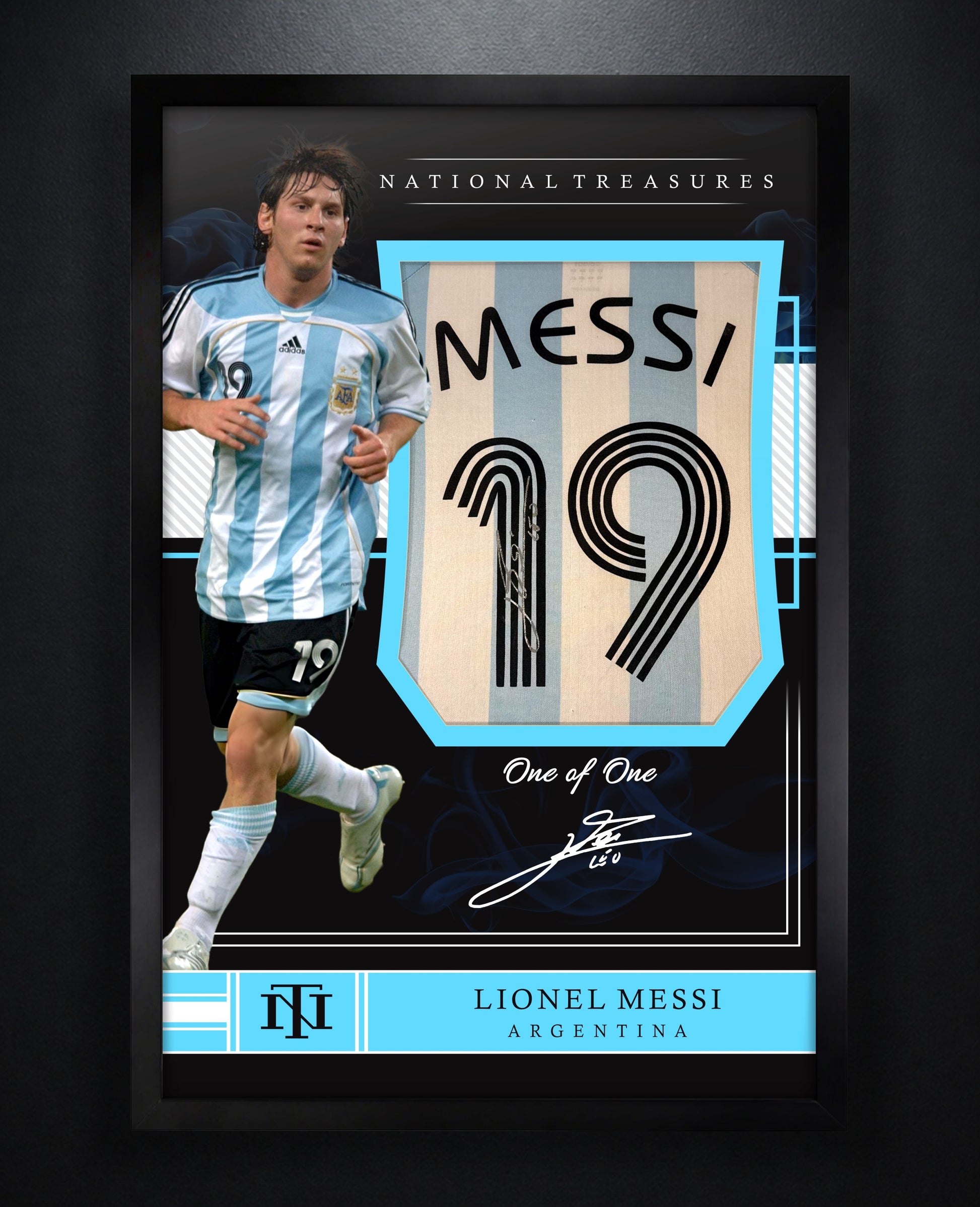 Lionel Messi Lamine Yamal Signed & Framed Jersey Bulk Order - Photo of frame