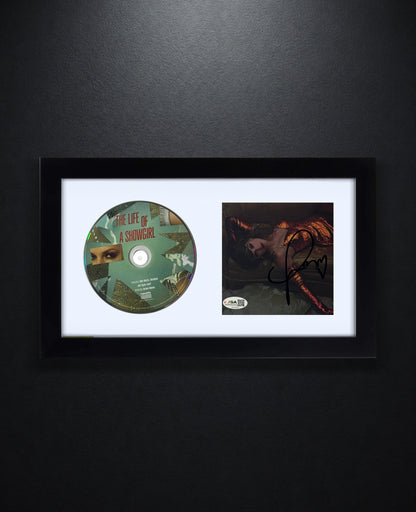Taylor Swift Signed The Life Of A Showgirl #2 CD Insert Framed JSA COA - Photo of frame