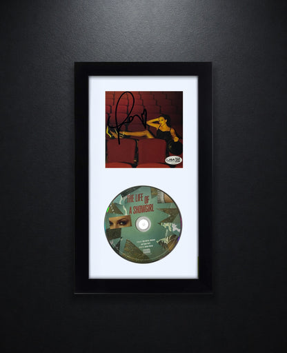 Taylor Swift Signed The Life Of A Showgirl #4 CD Insert Framed JSA COA - Photo of frame