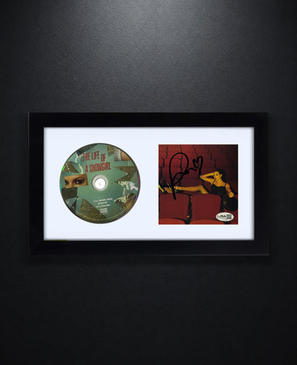 Taylor Swift Signed The Life Of A Showgirl #4 CD Insert Framed JSA COA - Photo of frame
