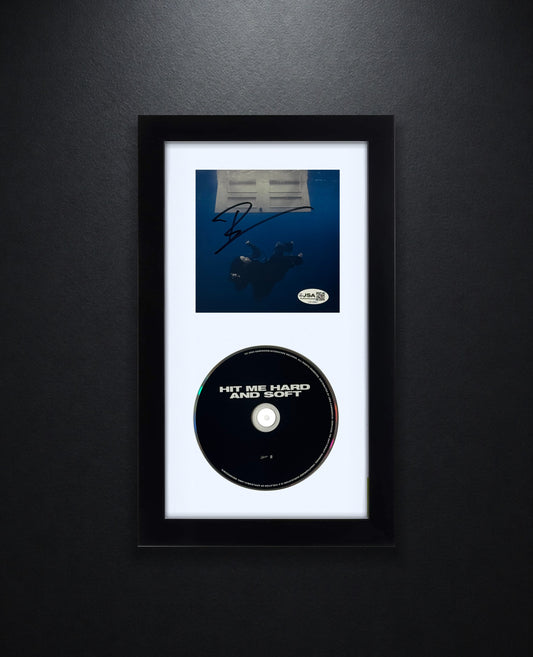 Billie Eilish Signed Hit Me Hard And Soft CD Insert Framed JSA COA - Photo of frame