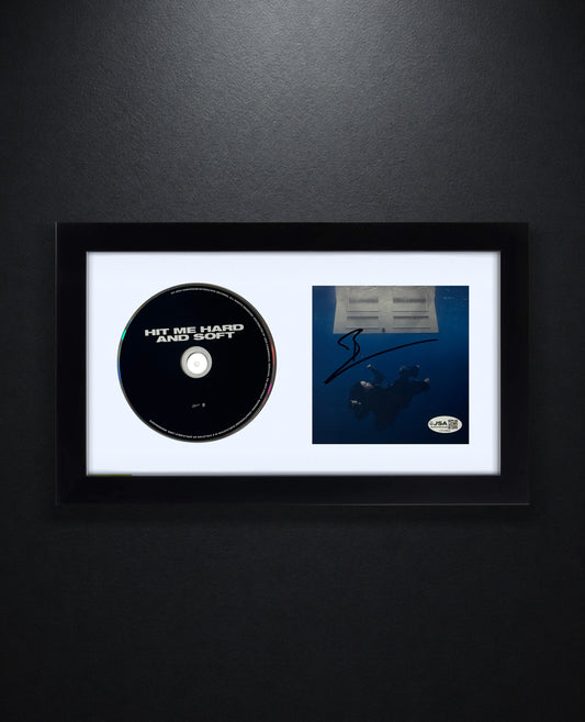Billie Eilish Signed Hit Me Hard And Soft CD Insert Framed JSA COA - Photo of frame