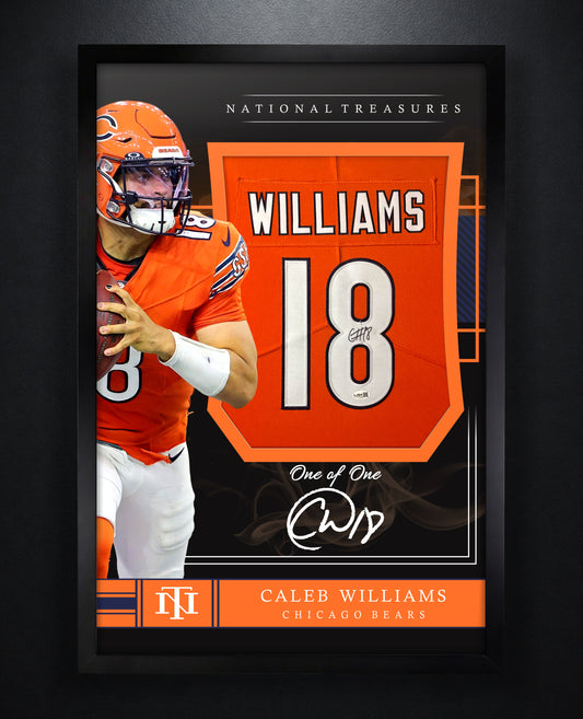 Caleb Williams Signed Chicago Bears Nike Jersey Framed JSA COA