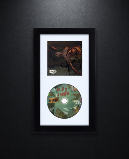 Taylor Swift Signed The Life Of A Showgirl #2 CD Insert Framed JSA COA - Photo of frame