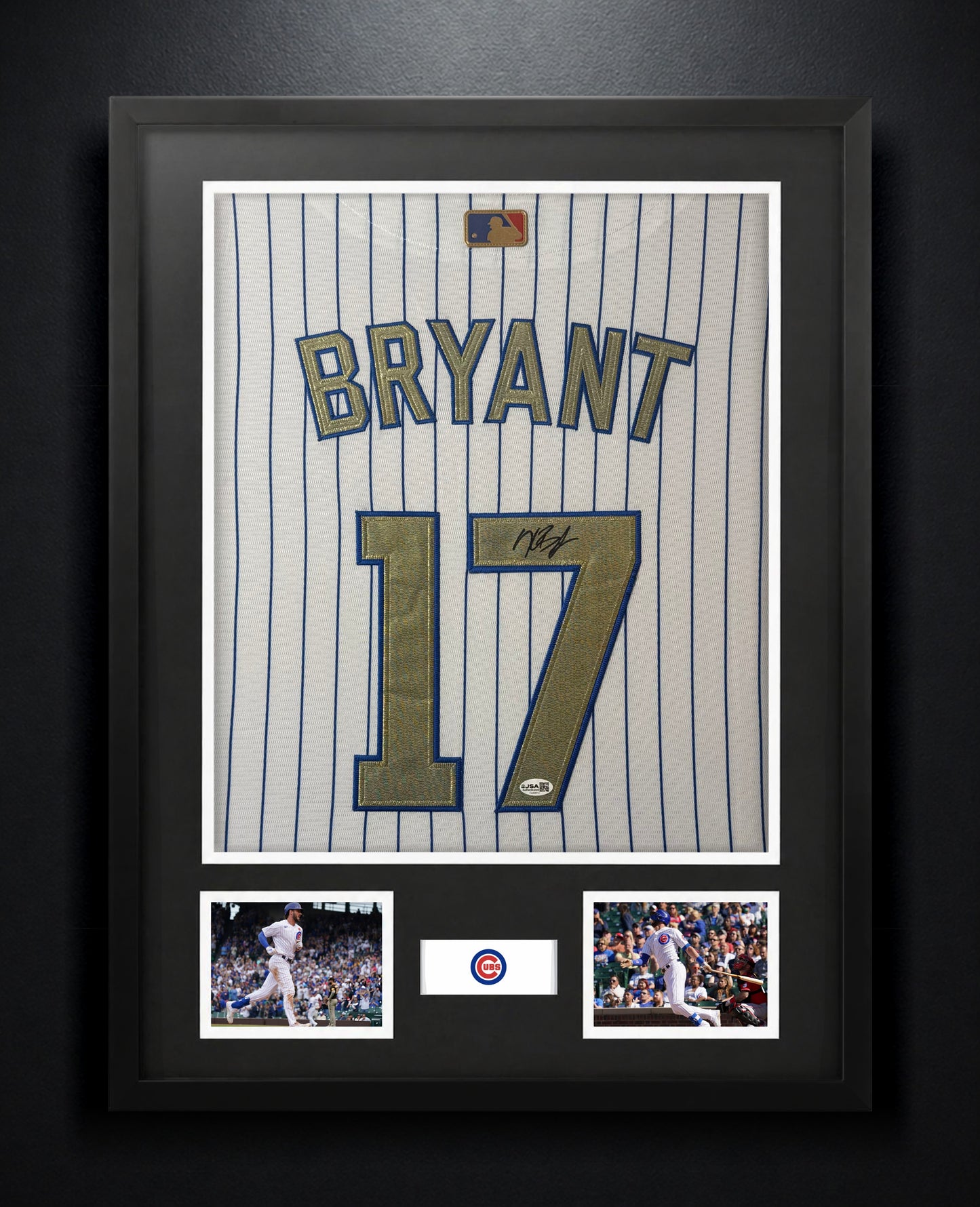 Kris Bryant Signed Chicago Cubs Nike Jersey Framed JSA COA - Photo of frame