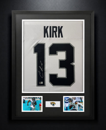 Christian Kirk Signed Jacksonville Jaguars Jersey Framed Beckett COA - Photo of frame