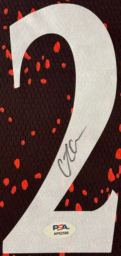 Caitlin Clark Signed Indiana Fever Nike Jersey Framed PSA COA - Photo of frame
