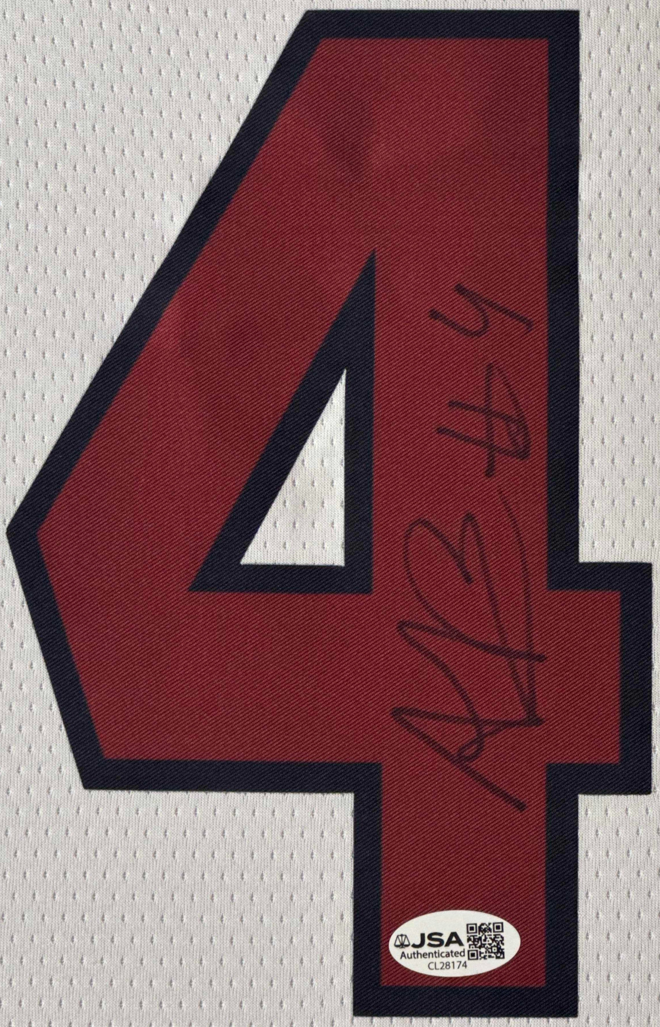 Aliyah Boston Signed South Carolina Gamecocks Jersey Framed JSA COA - Close up of Number