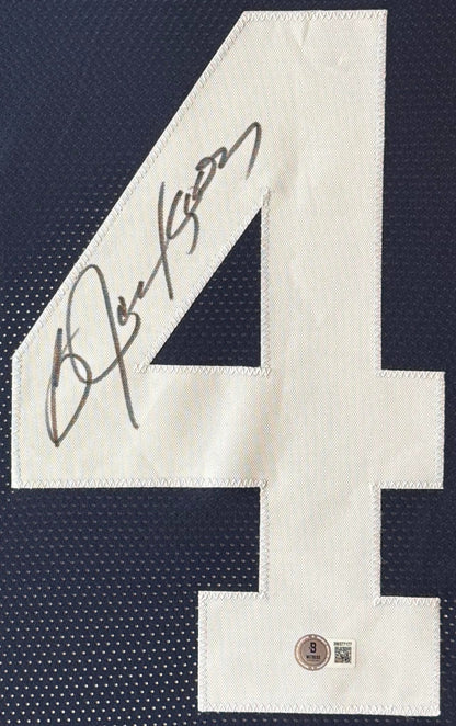 Bo Jackson Signed Auburn Tigers Jersey Framed Beckett COA - Close up of Number