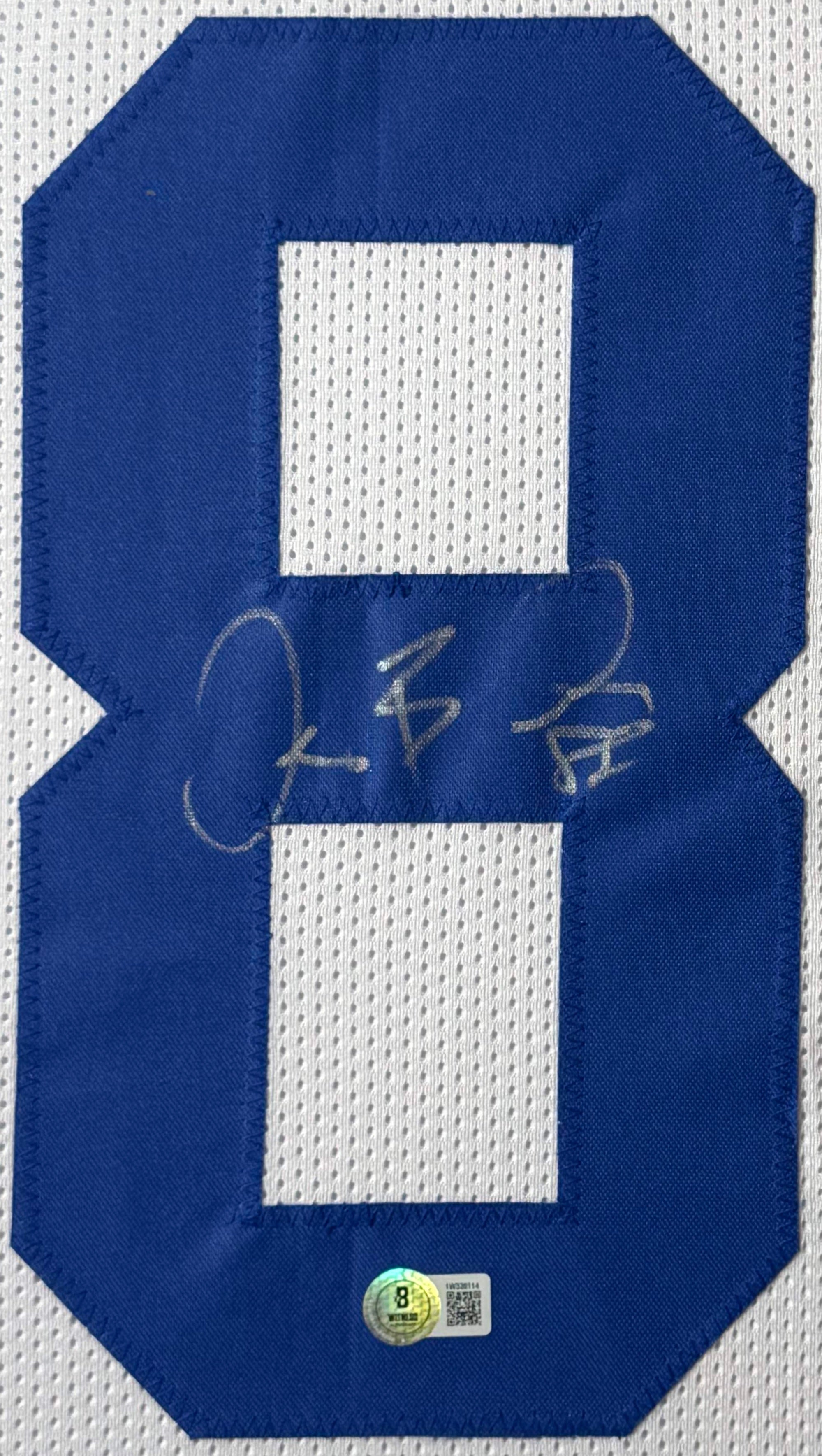 Dez Bryant Signed Dallas Cowboys Jersey Framed Beckett COA - Close up of Number