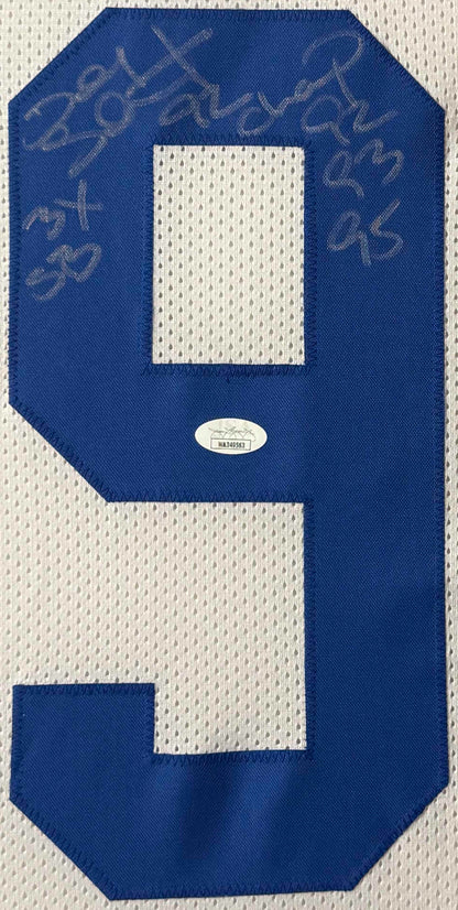 Tony Tolbert Signed Dallas Cowboys Jersey Framed JSA COA - Close up of Number
