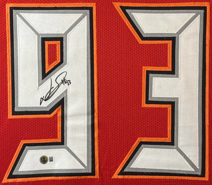 Ndamukong Suh Signed Tampa Bay Buccaneers Jersey Framed Beckett COA - Close up of Number
