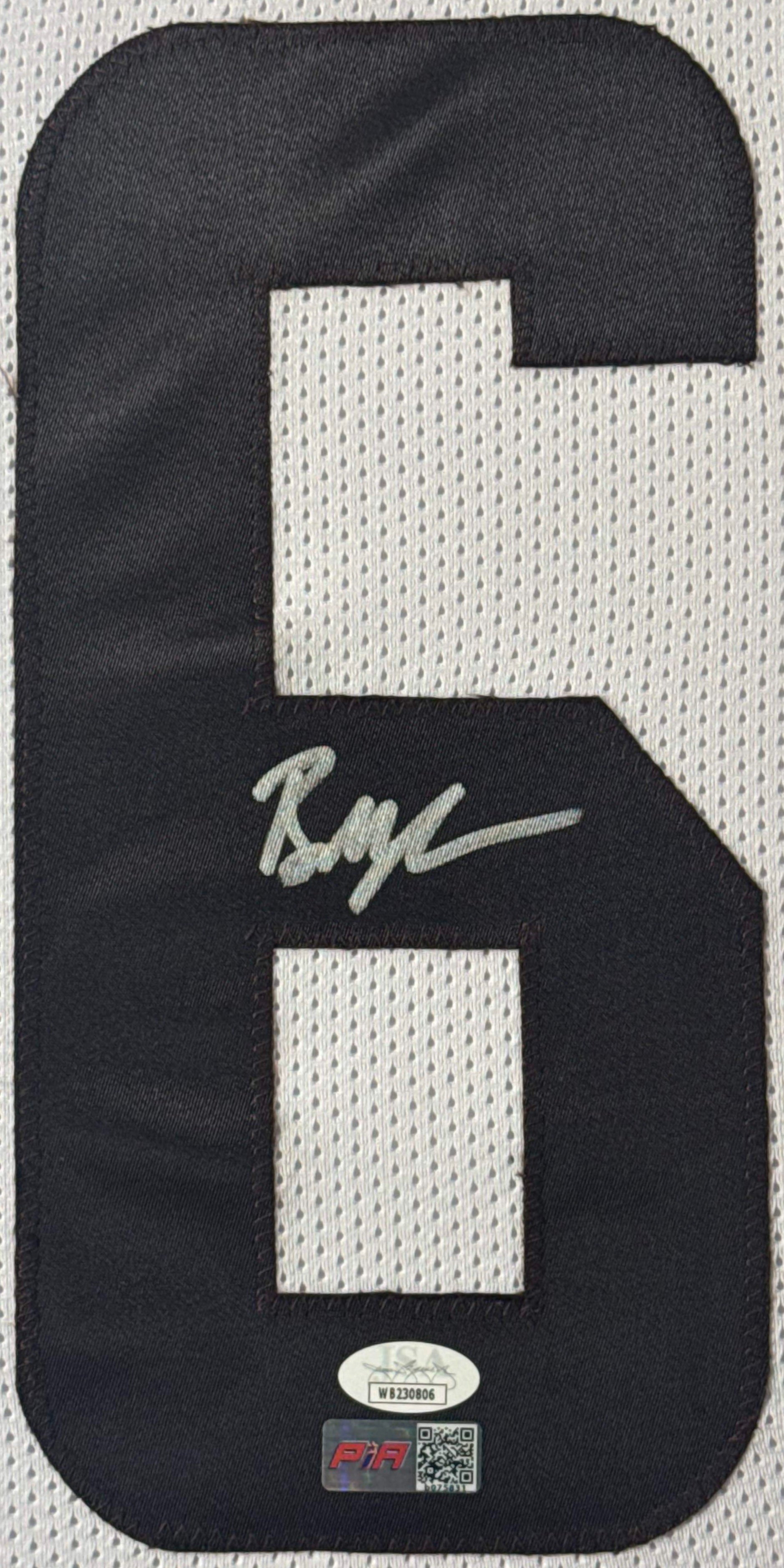 Baker Mayfield Signed Cleveland Browns Jersey Framed JSA & PIA COA - Close up of Number
