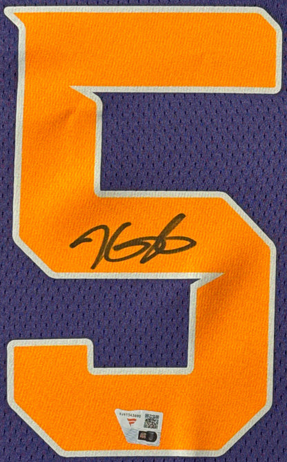 Kevin Durant Signed Phoenix Suns Nike Jersey Framed Fanatics COA - Close up of Number