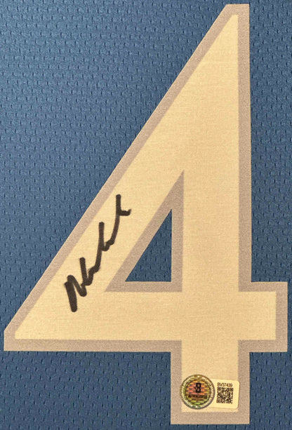 Napheesa Collier Signed Minnesota Lynx Nike Jersey Framed Beckett COA - Close up of Number