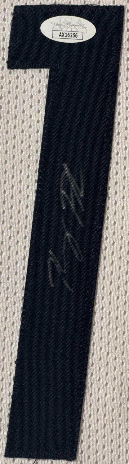 Kelsey Plum Signed Las Vegas Aces Jersey Framed JSA COA - Close up of Number