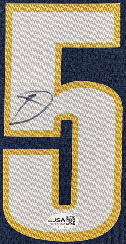 Donovan Mitchell Signed Cleveland Cavaliers Nike Jersey Framed JSA COA - Close up of Number