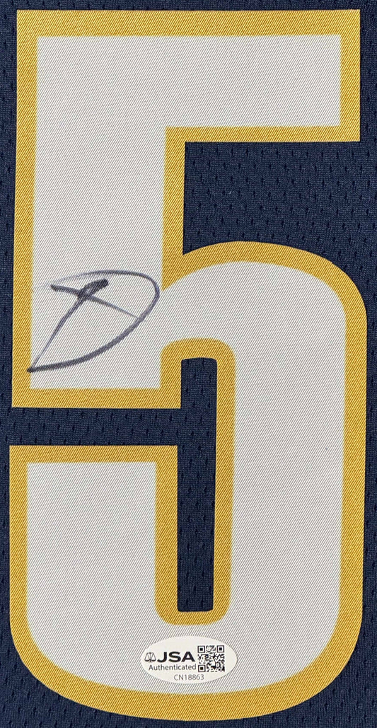 Donovan Mitchell Signed Cleveland Cavaliers Nike Jersey Framed JSA COA - Close up of Number