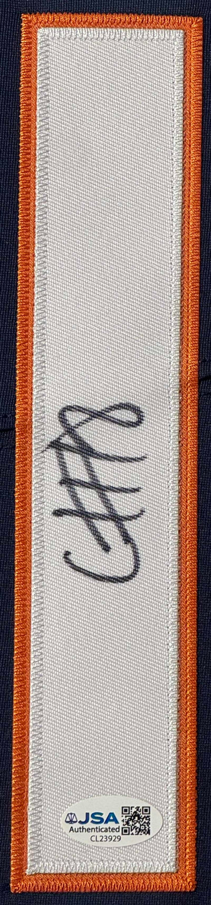 Caleb Williams Signed Chicago Bears Nike Jersey Framed JSA COA - Close up of Number