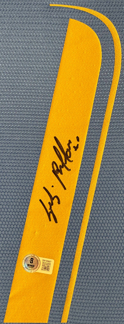 Gianluigi Buffon Signed Italy Puma Jersey Framed Beckett COA - Close up of Number