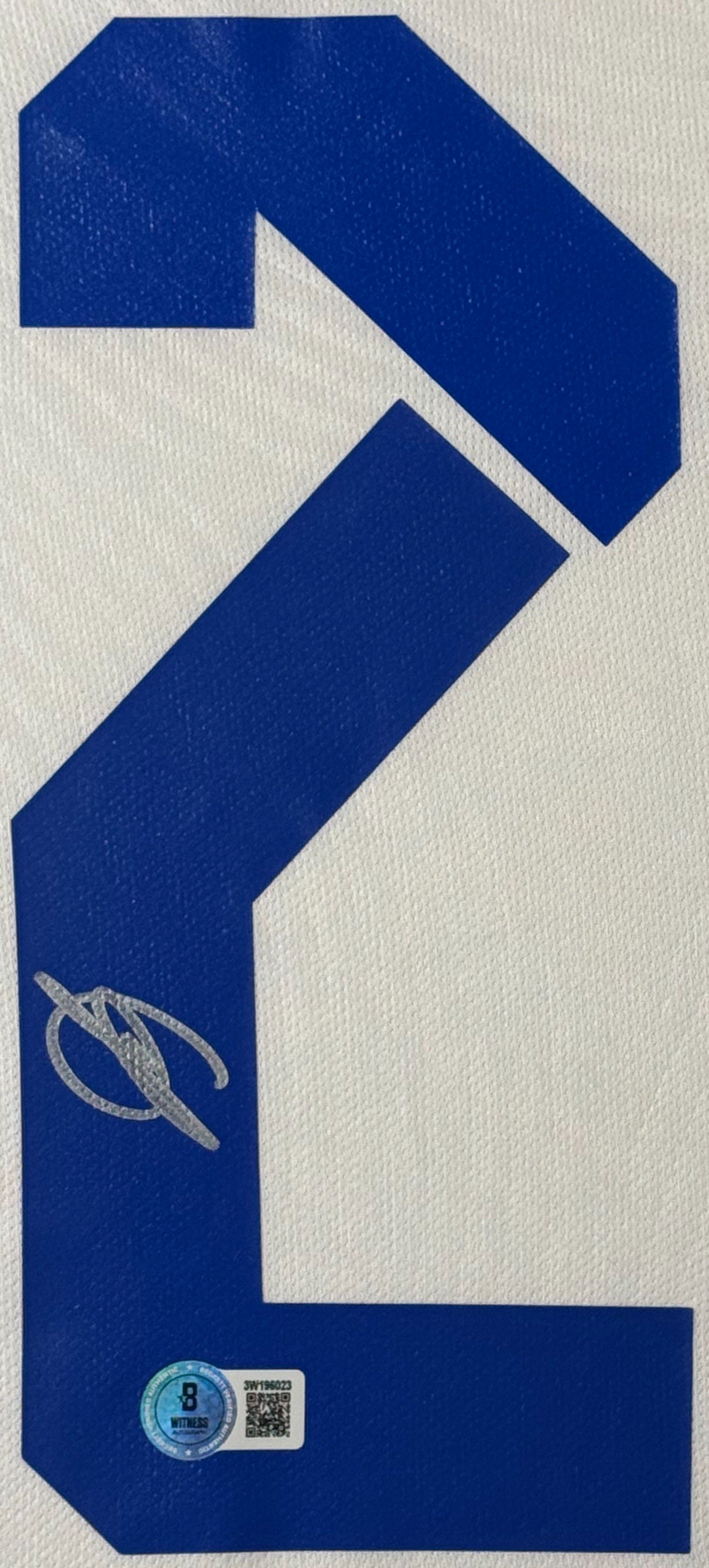 Eduardo Camavinga Signed Real Madrid Adidas Jersey Framed Beckett COA - Close up of Number