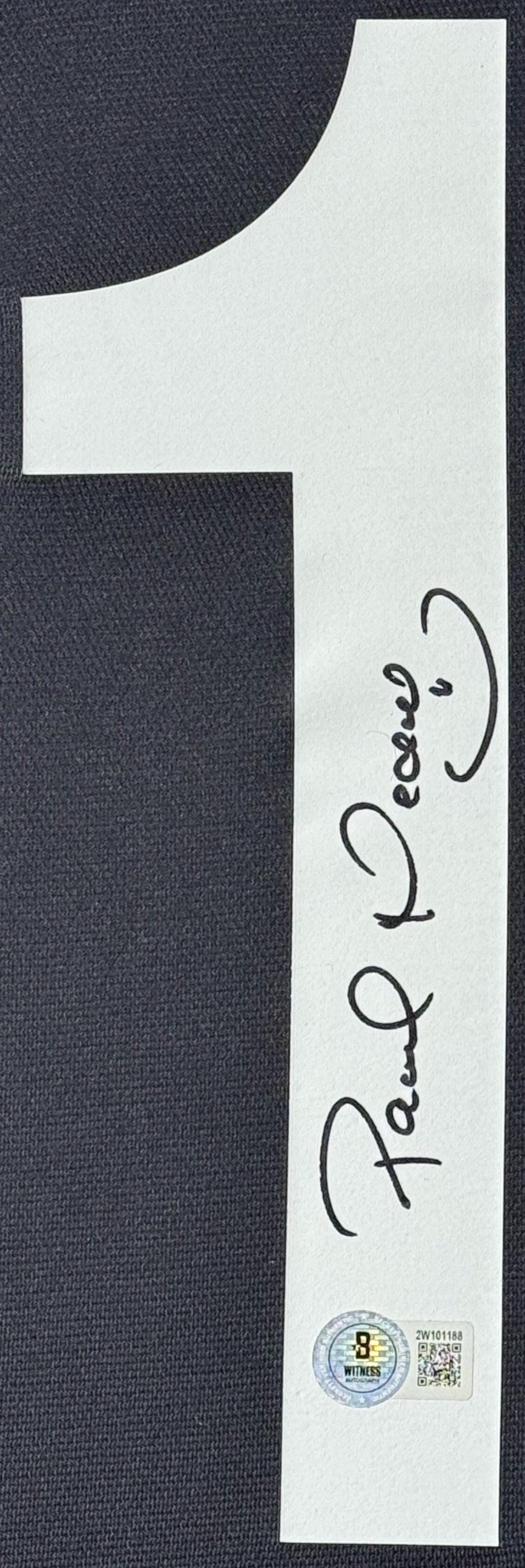 Pavel Nedved Signed Juventus Lotto Jersey Framed Beckett COA - Close up of Number