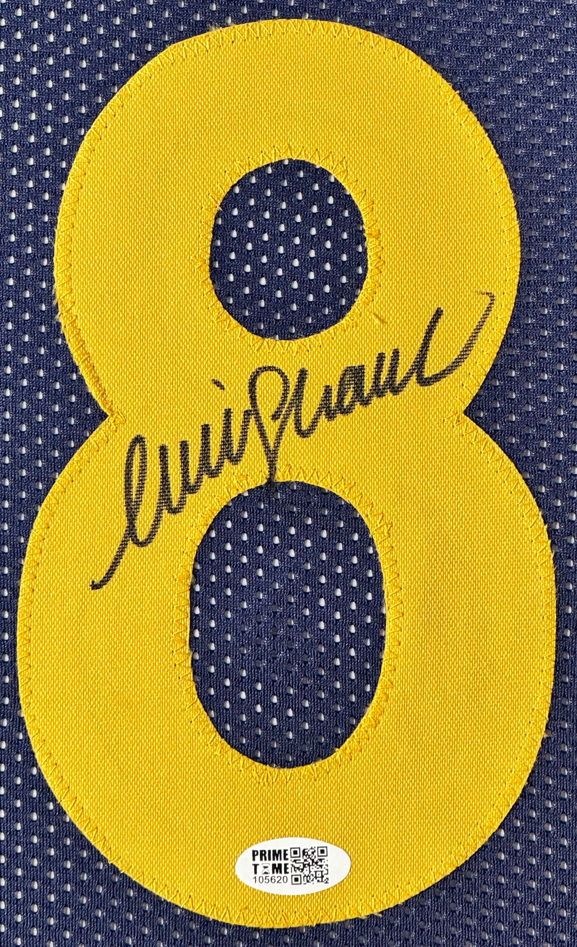 Sophie Cunningham Signed Indiana Fever Jersey Framed Prime Time COA - Close up of Number