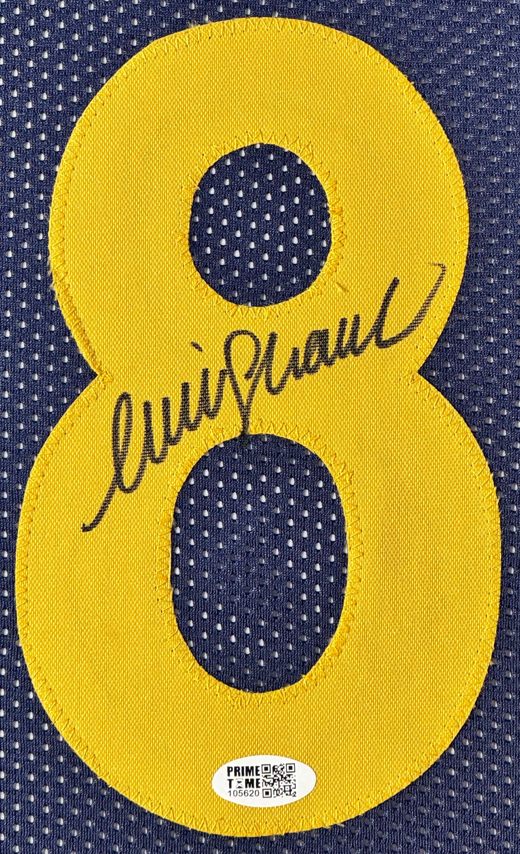 Sophie Cunningham Signed Indiana Fever Jersey Framed Prime Time COA - Close up of Number