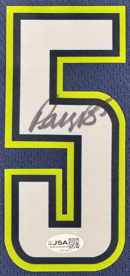 Paige Bueckers Signed Dallas Wings Nike Jersey Framed JSA COA - Close up of Number
